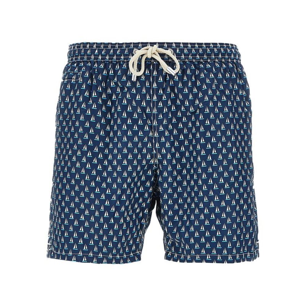 Saint Barth Men Regular Sail Printed Swim Shorts